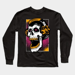 Skull jamming Long Sleeve T-Shirt